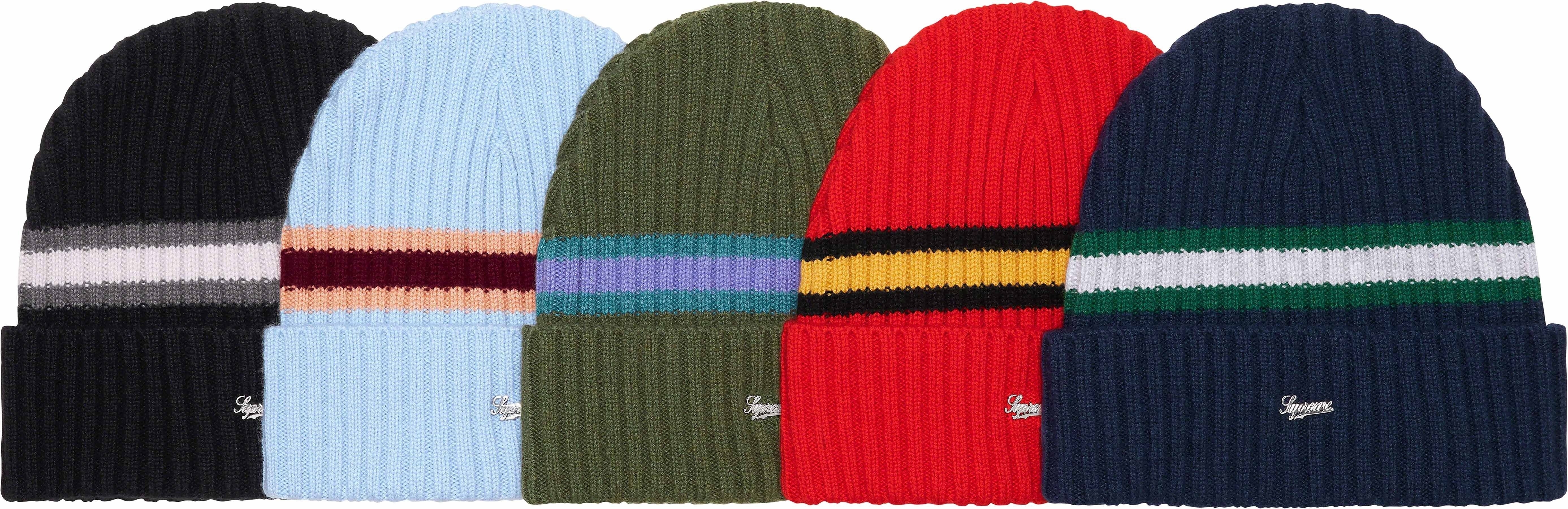 Striped Cashmere Beanie